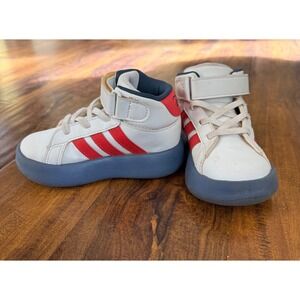 Disney x Adidas Grand Court Mid Kid Shoes Minnie Mickey Mouse Size 8 Youth Todd